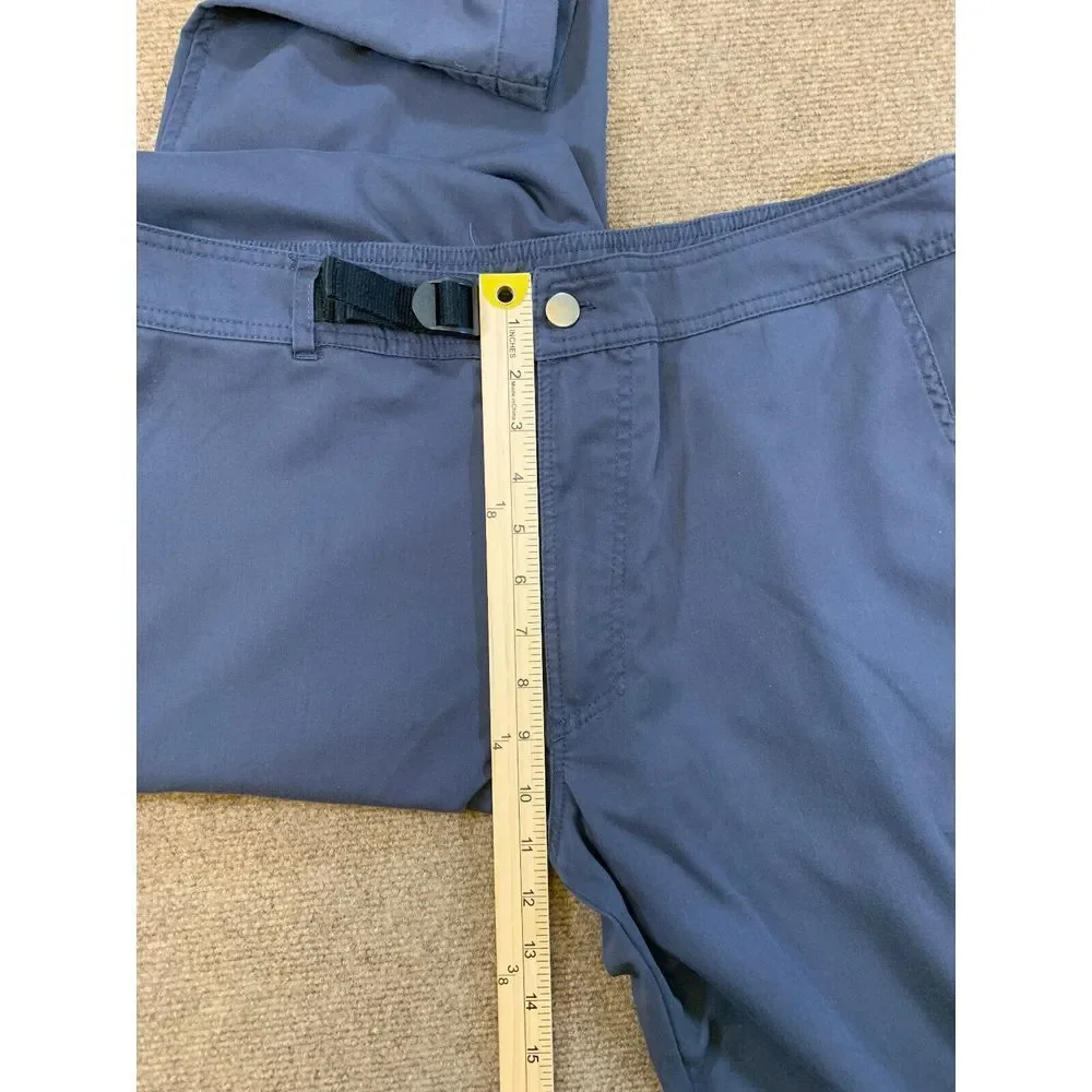 Greys Anatomy Barco Belted Scrub Pants Mens L 36x32 Bottoms Stretch Gray Medical